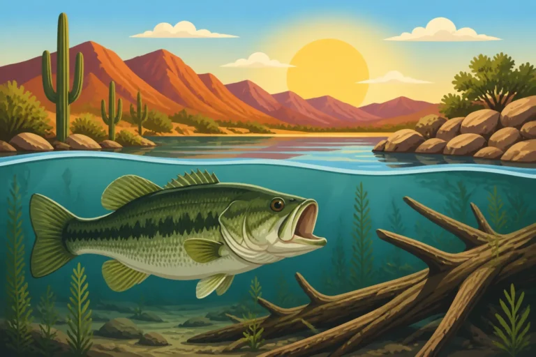 Largemouth Bass Habitat in Arizona Lakes