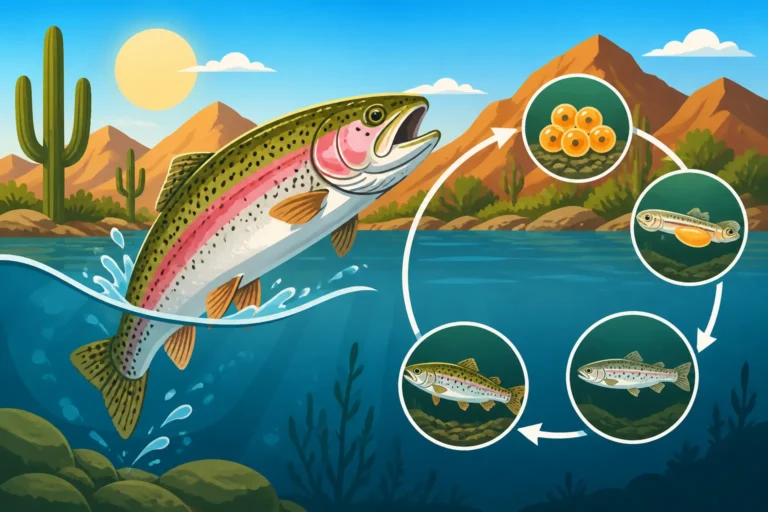 Life Span of Rainbow Trout in Stocked Lakes