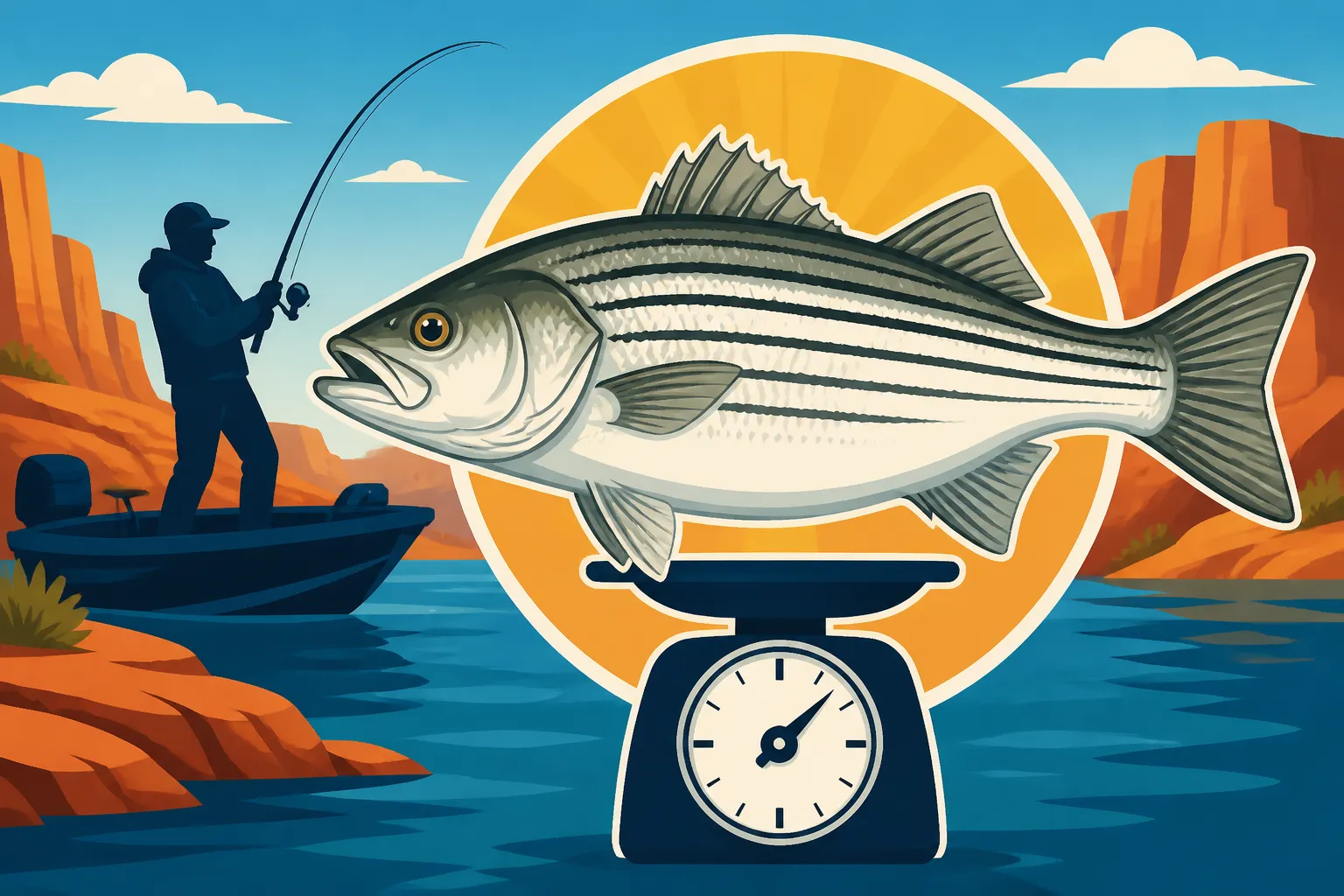 Striped Bass Average Weight at Lake Powell