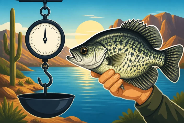 Black Crappie Average Weight at Roosevelt Lake