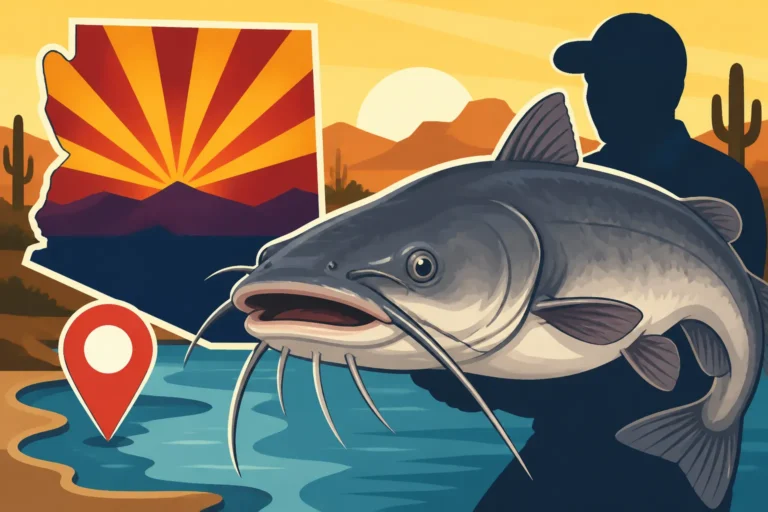 Arizona State Record Flathead Catfish Weight and Location