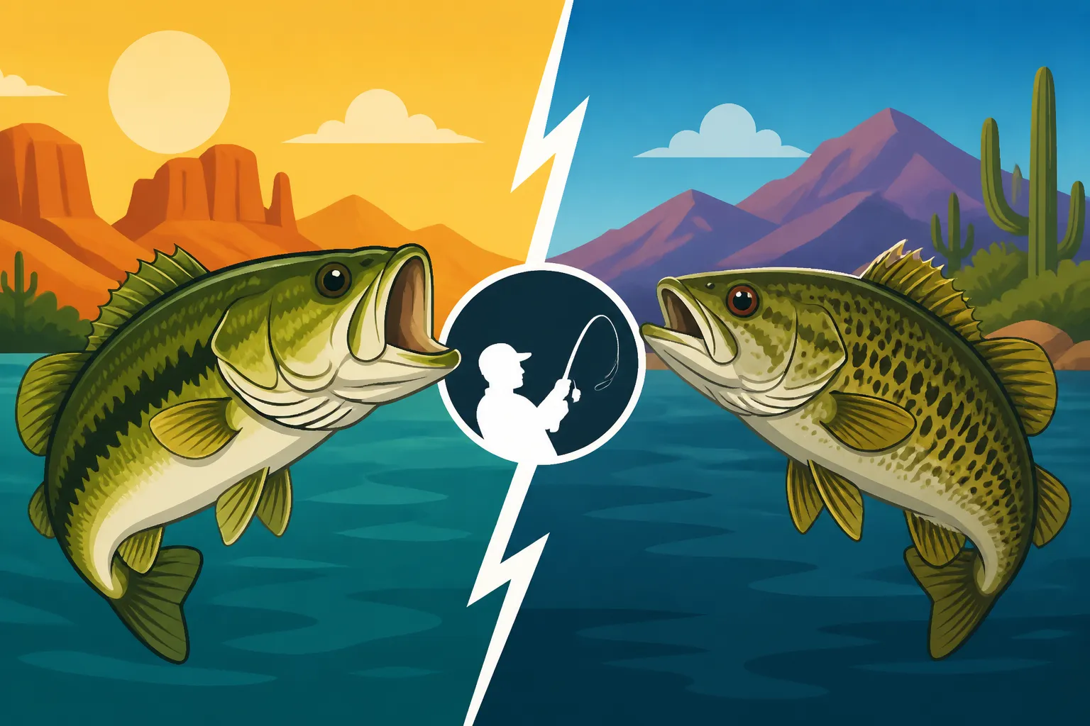 Difference Between a Largemouth and Spotted Bass