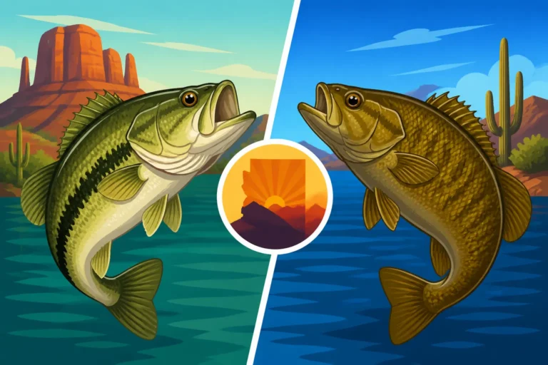 Coloring Differences Between Largemouth and Smallmouth Bass
