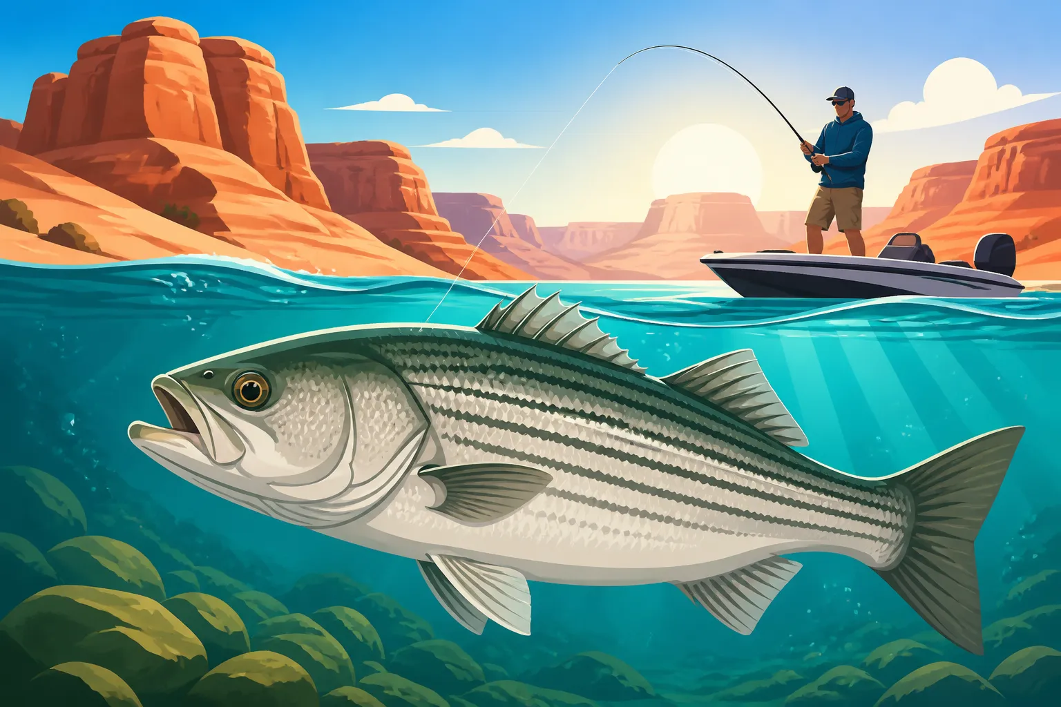 Why Striped Bass Grow So Large at Lake Powell