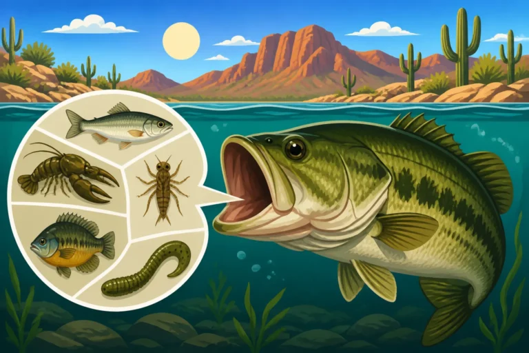 What Largemouth Bass Eat in Arizona Lakes