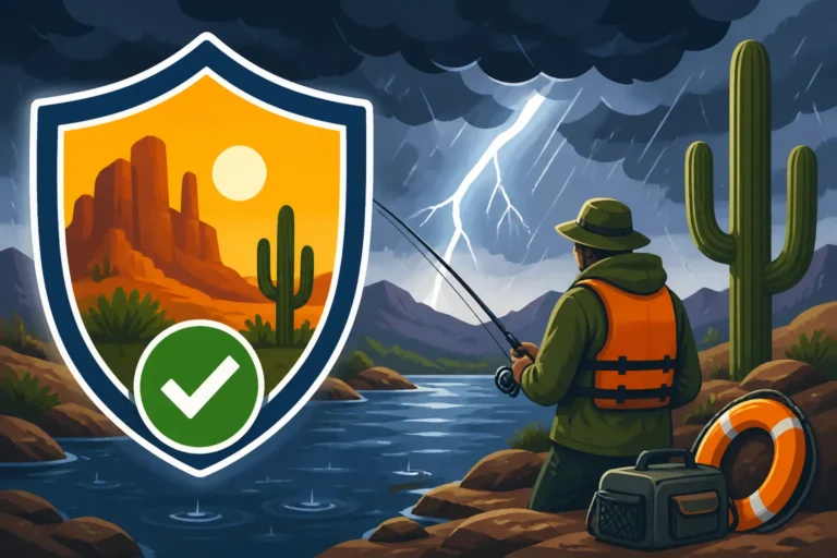 How to Fish Safely During Monsoon Storms in Arizona