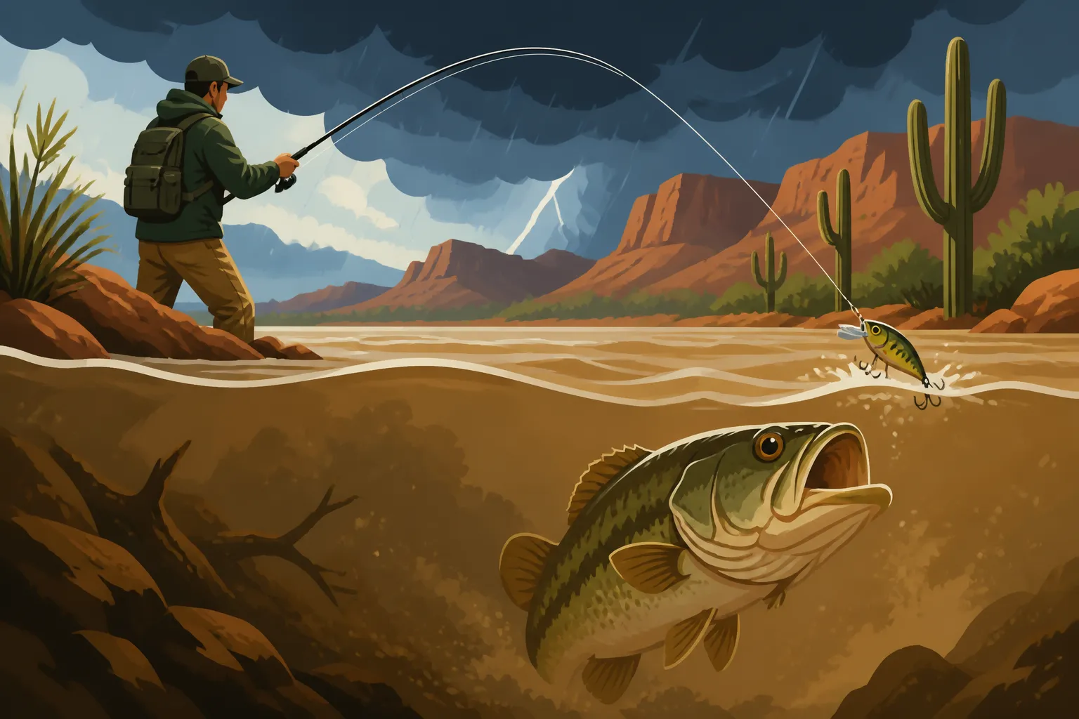 How to Fish Muddy Water After a Monsoon