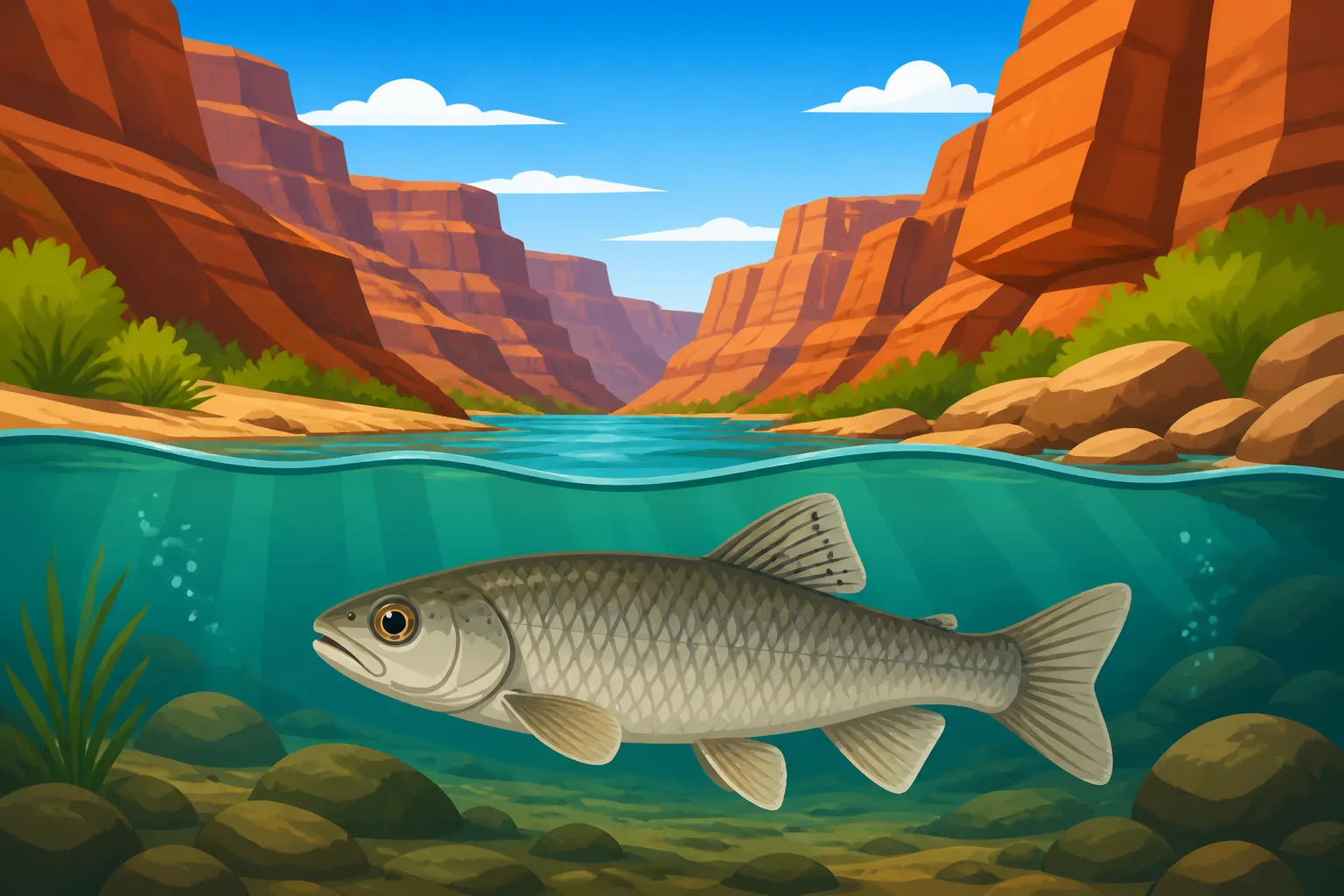 Humpback Chub Habitat in the Grand Canyon