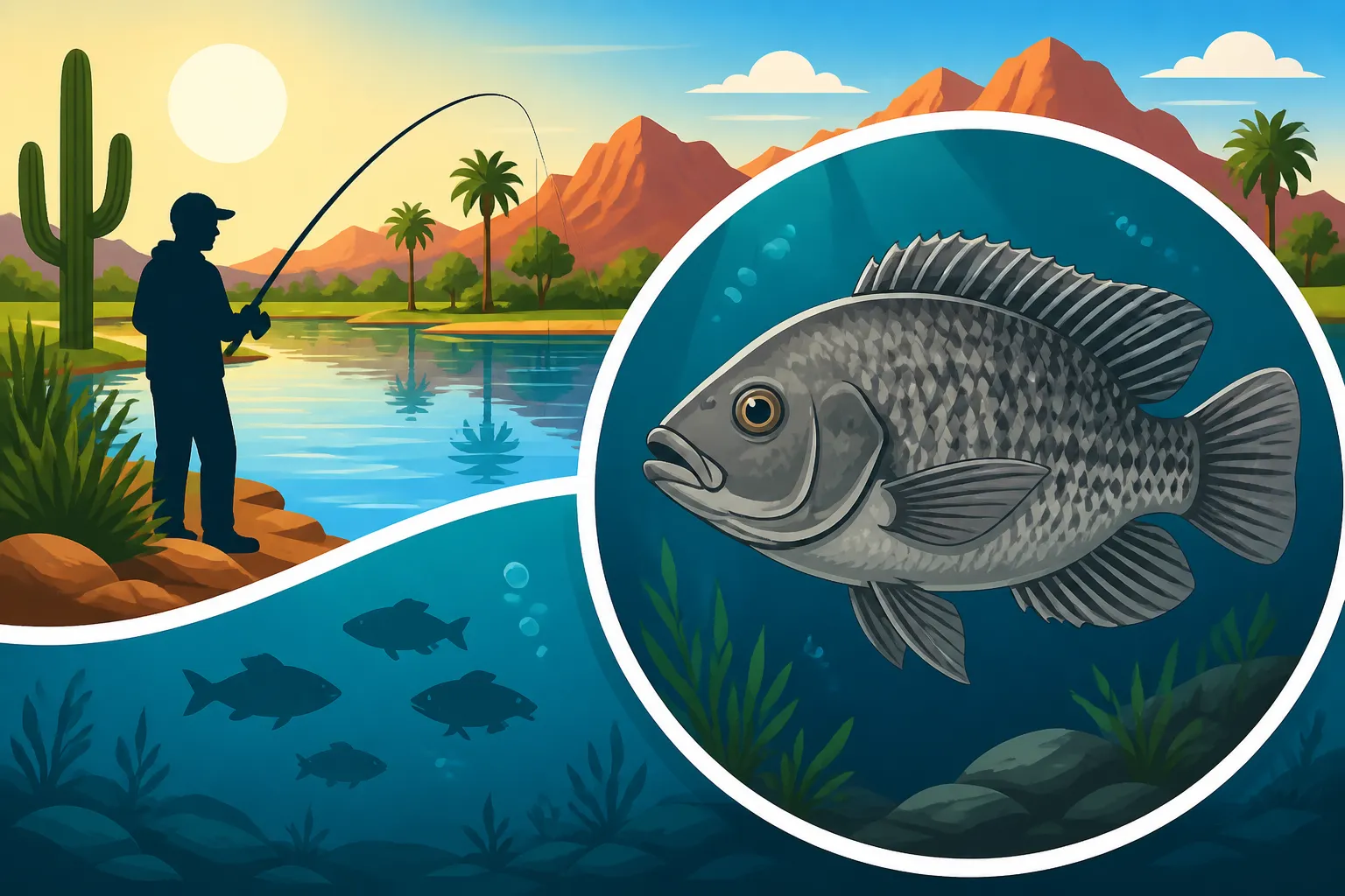 Tilapia Presence in Arizona Community Lakes