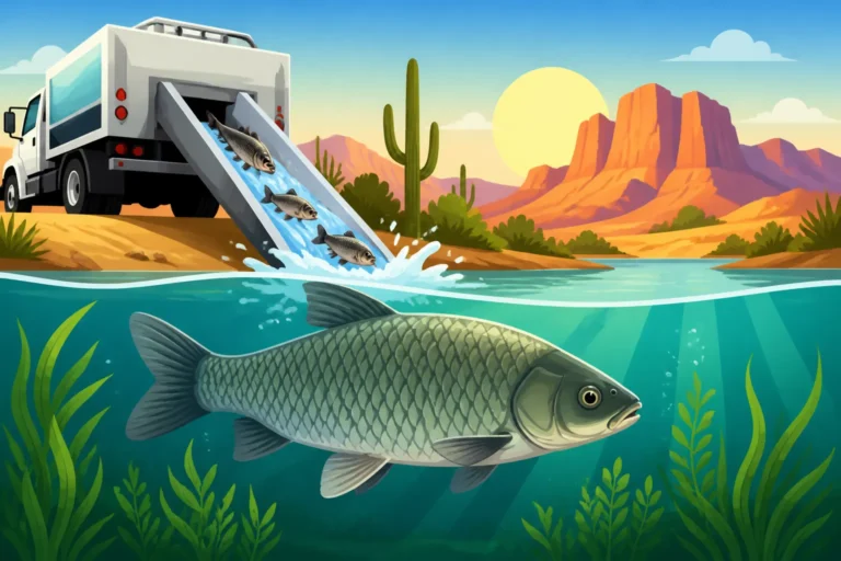 Grass Carp Stocking Purpose in Arizona Lakes