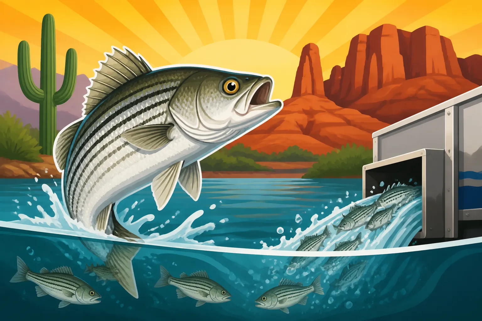 Wiper Hybrid Bass Stocking in Arizona