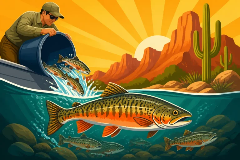 Tiger Trout Stocking in Arizona