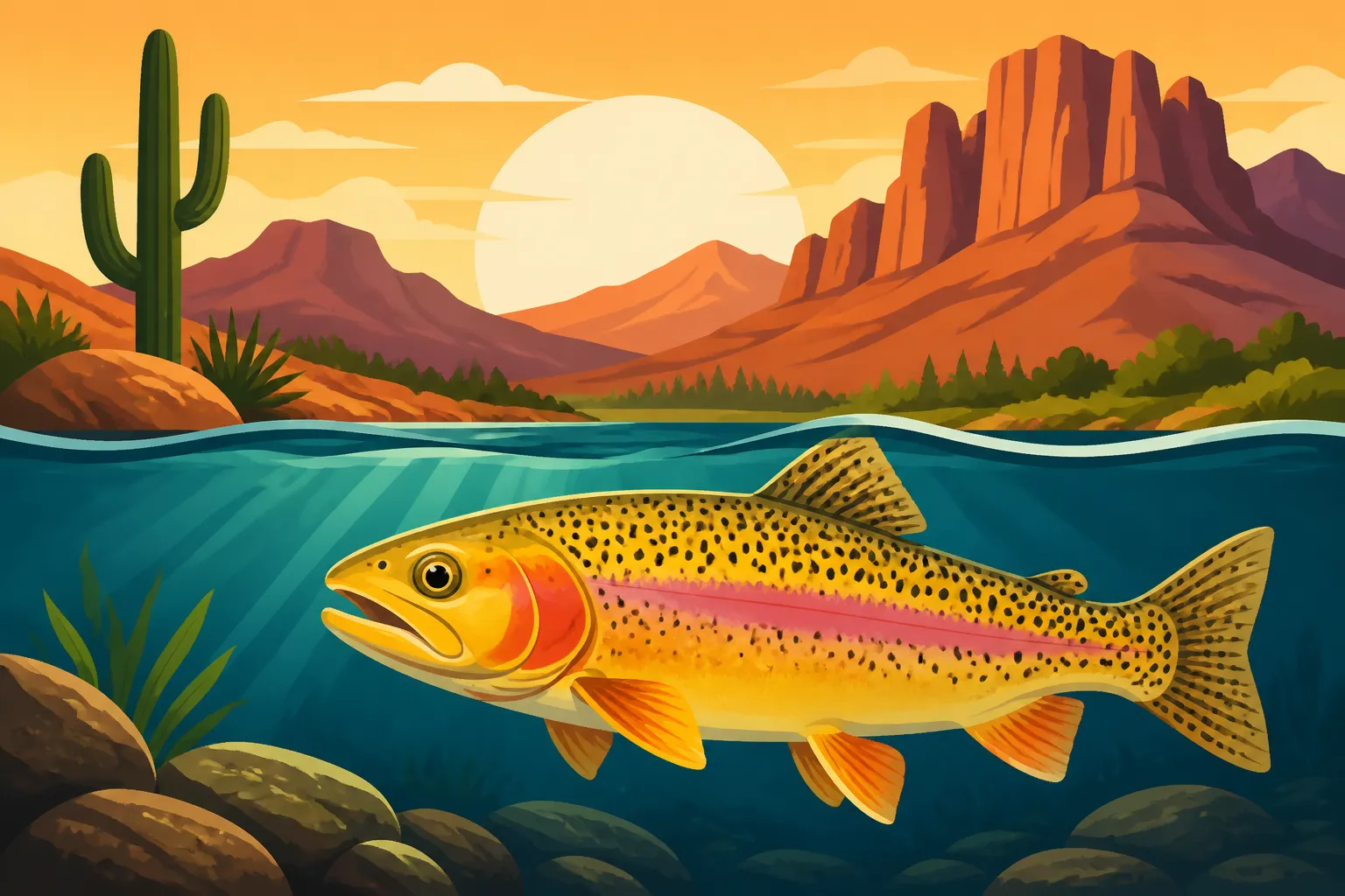 Golden Trout Presence in Arizona