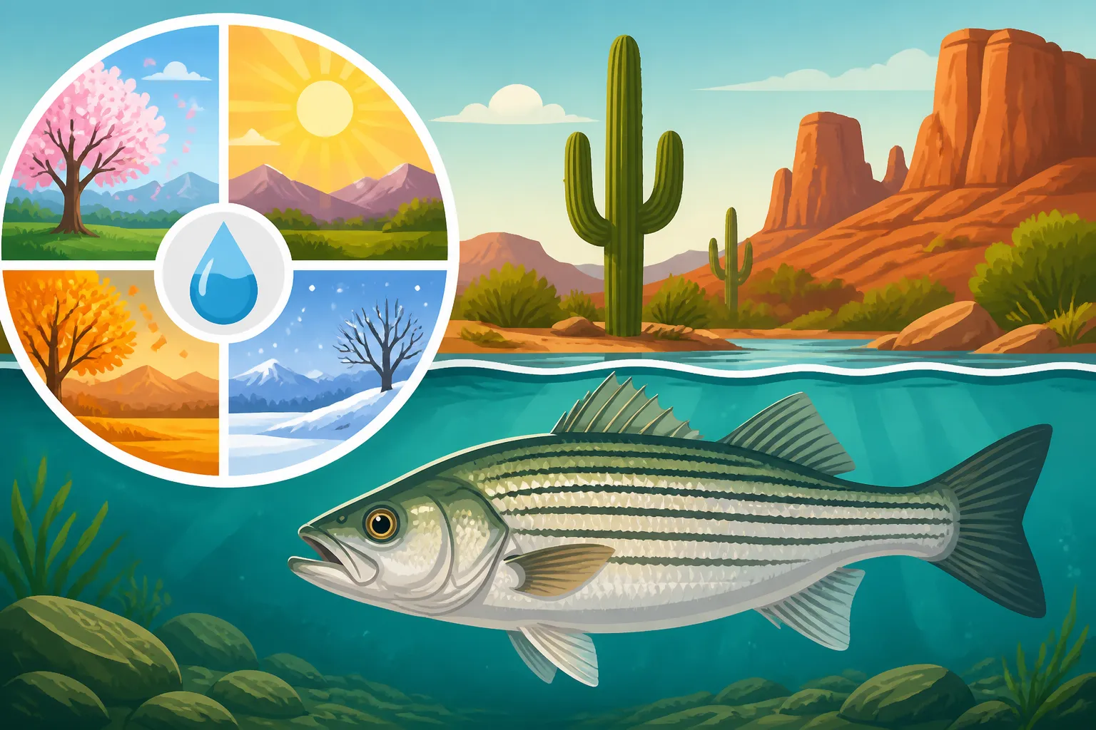 Do Striped Bass Live in Fresh Water Year-Round?
