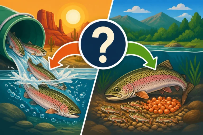 Do Stocked Trout Reproduce Naturally in Arizona?