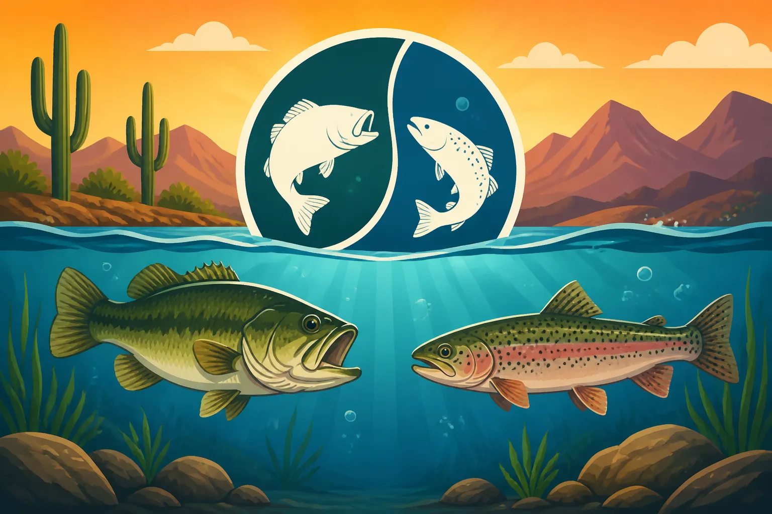 Can Bass and Trout Live in the Same Lake?