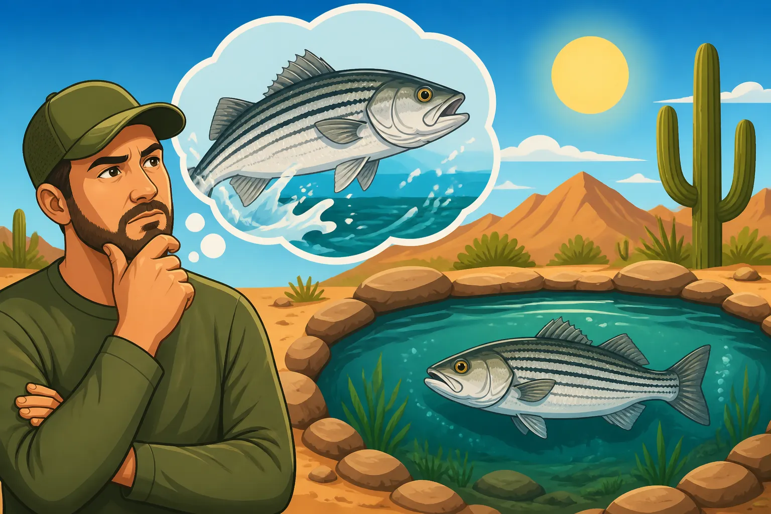Can a Striped Bass Survive in a Small Pond?