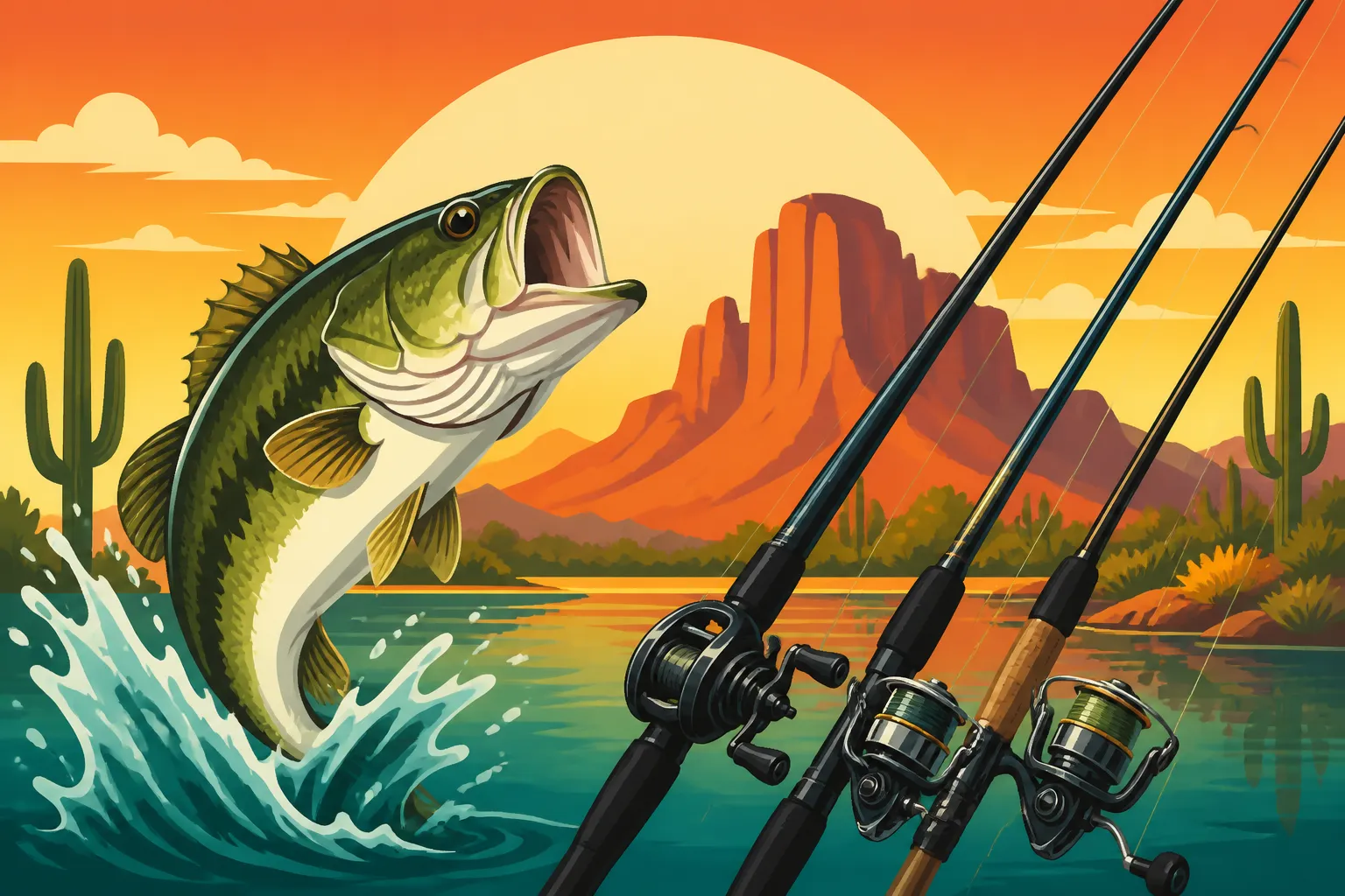 Best Fishing Rods for Bass in Arizona