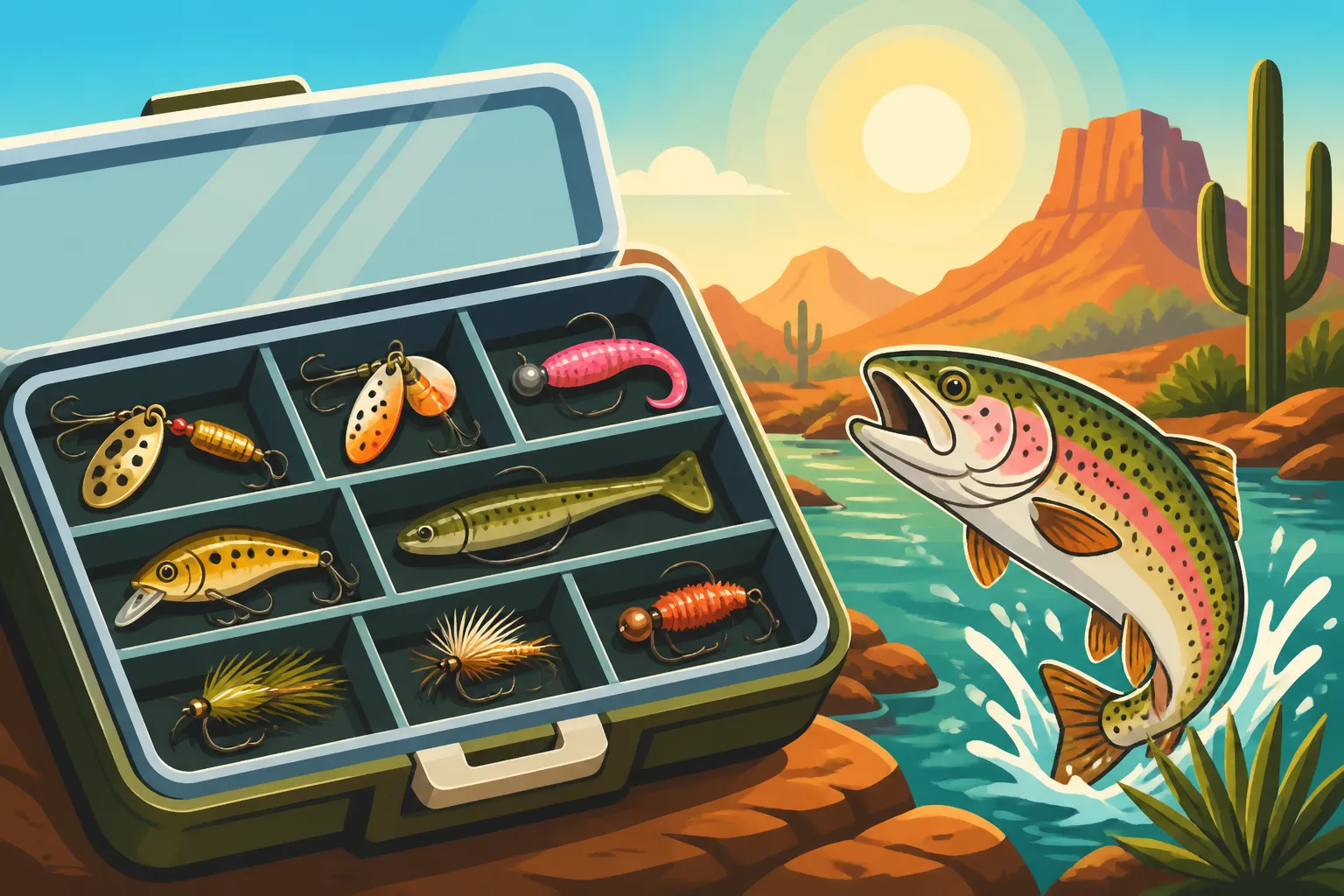 Best Lures for a Trout Tackle Box