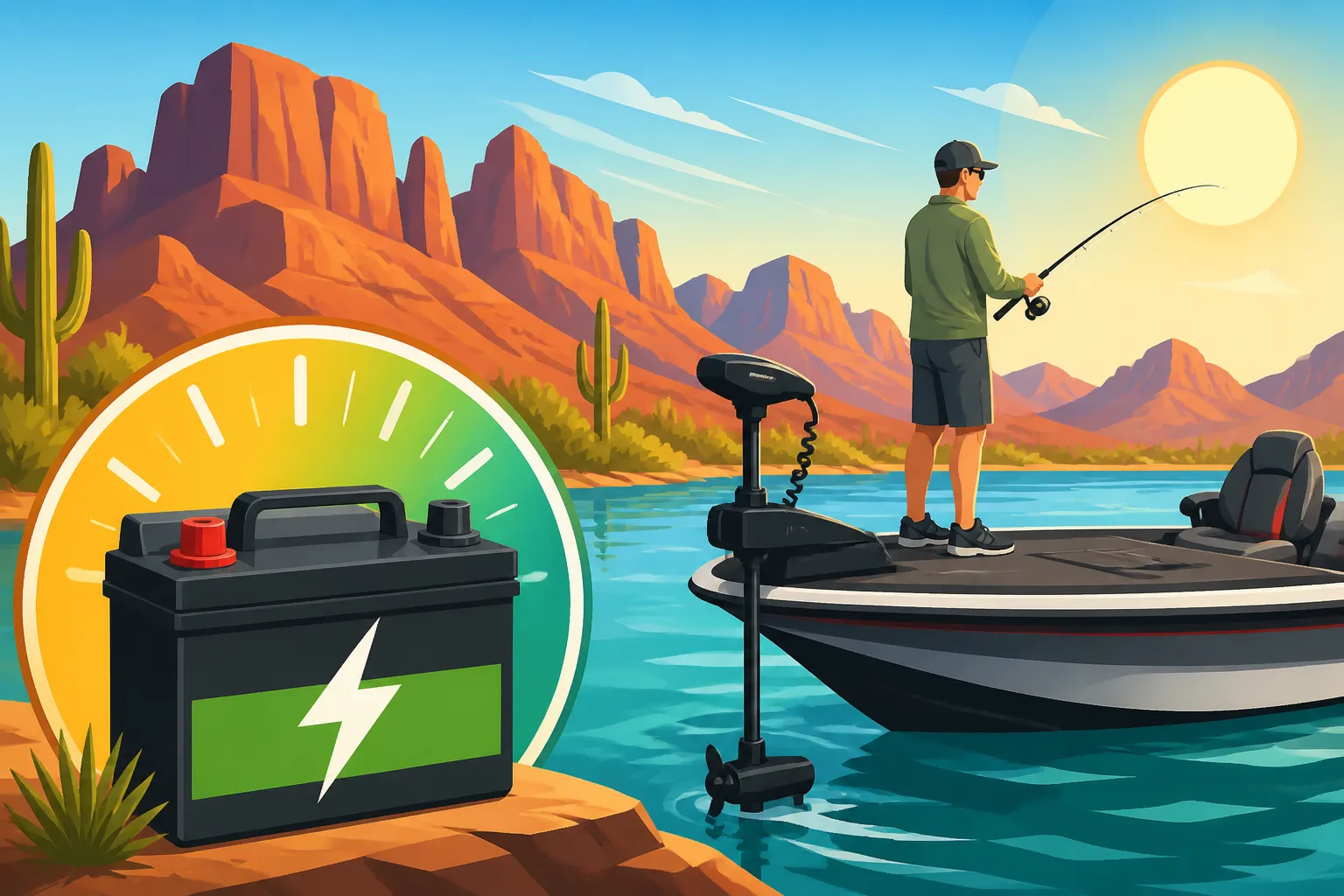 Best Trolling Motor Battery Life for a Day Trip