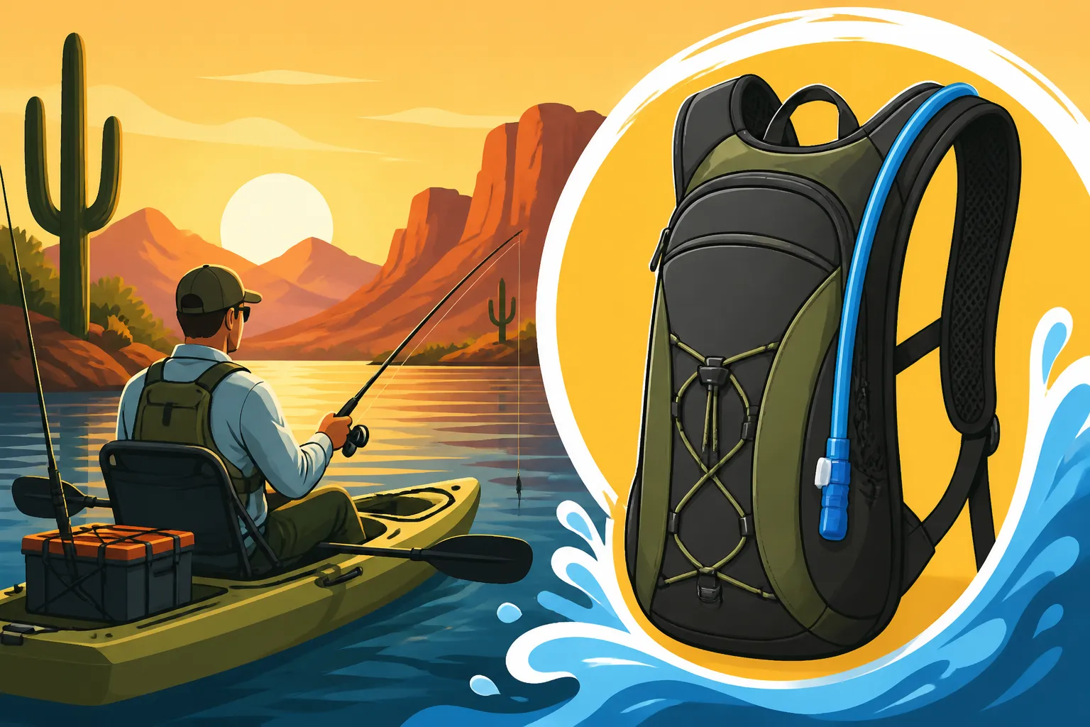 Best Hydration Pack for a Fishing Kayak