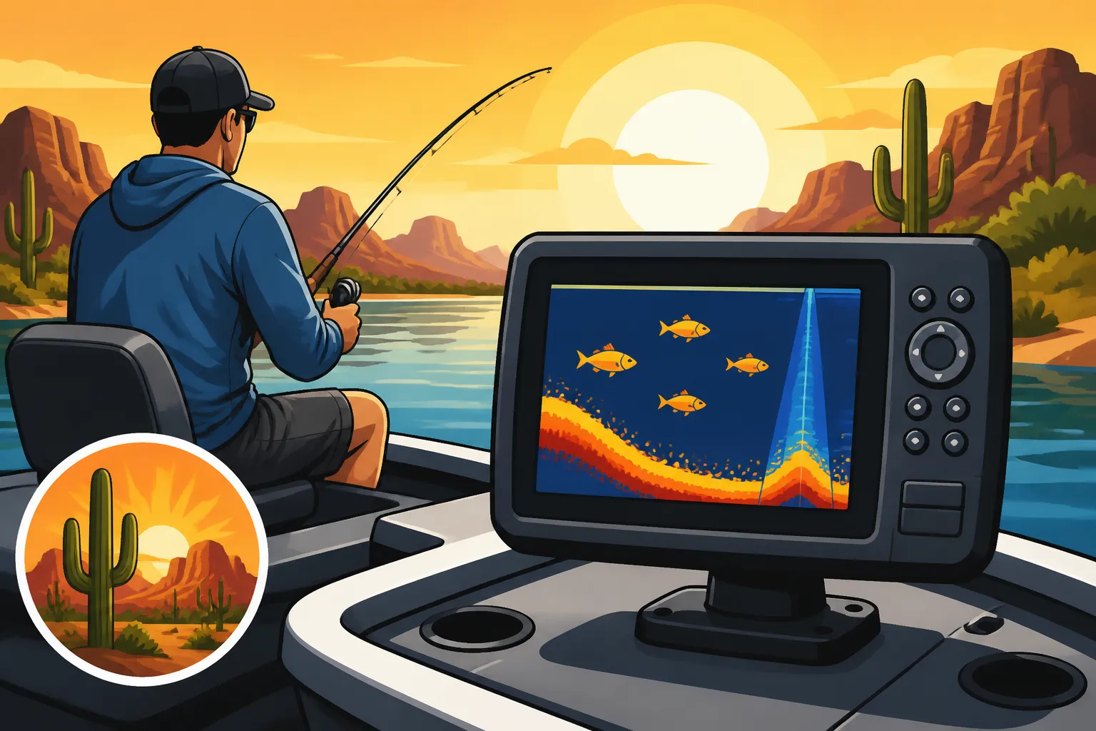 Best Fish Finder Screen Size for a Small Boat