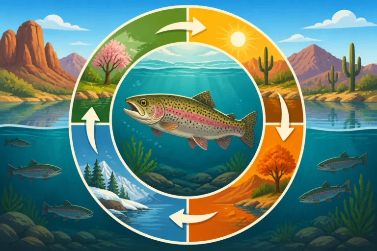 Seasonal Movement Patterns of Trout in Stocked Lakes