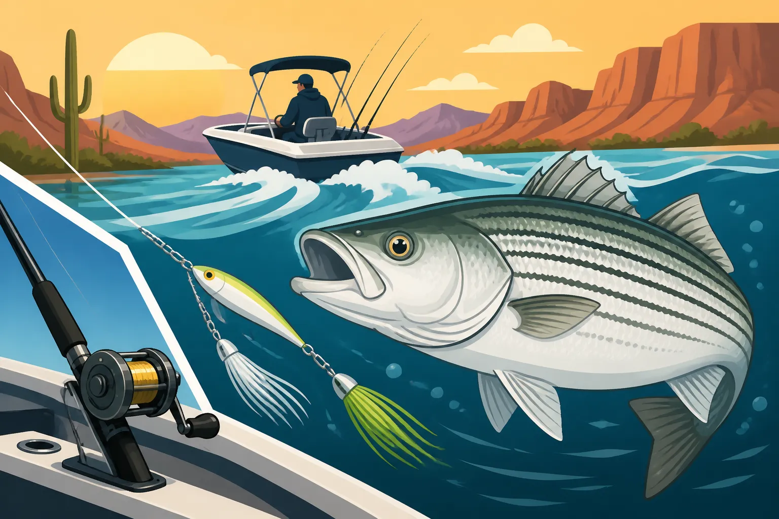 Best Setup for Trolling for Striped Bass