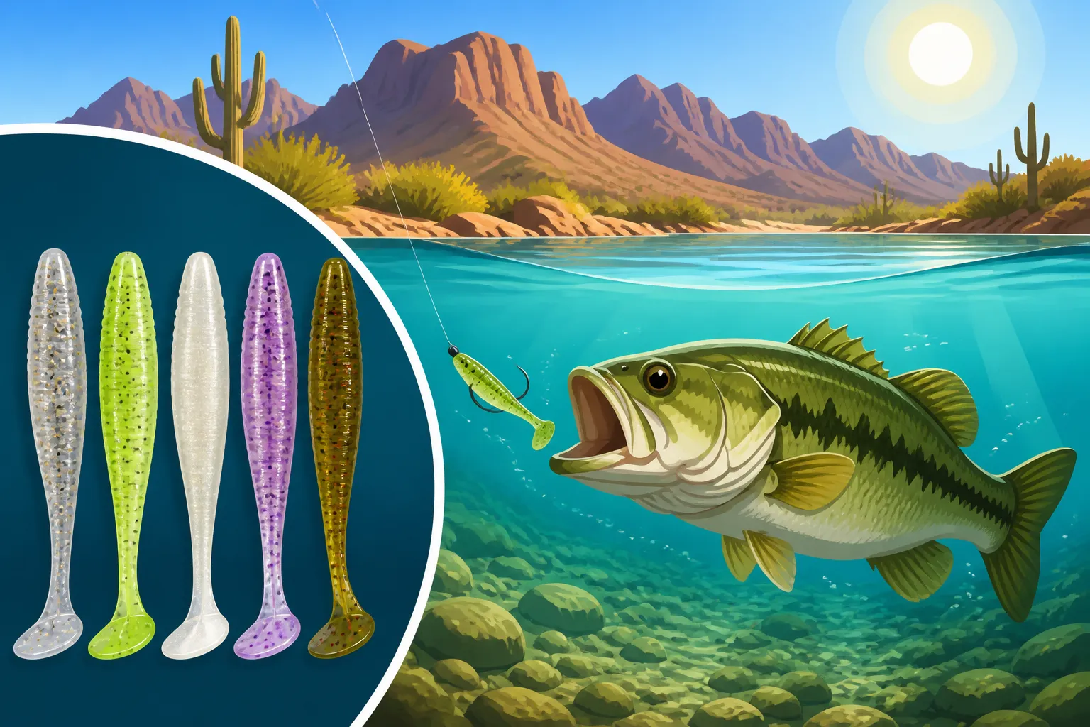 Best Soft Plastic Colors for Clear Water