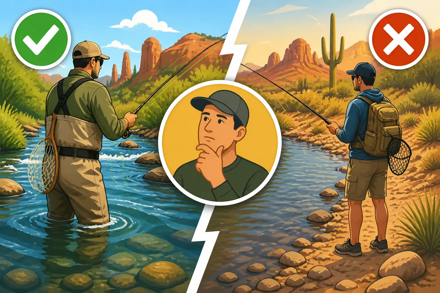 Do You Need Waders to Fish Arizona Streams?