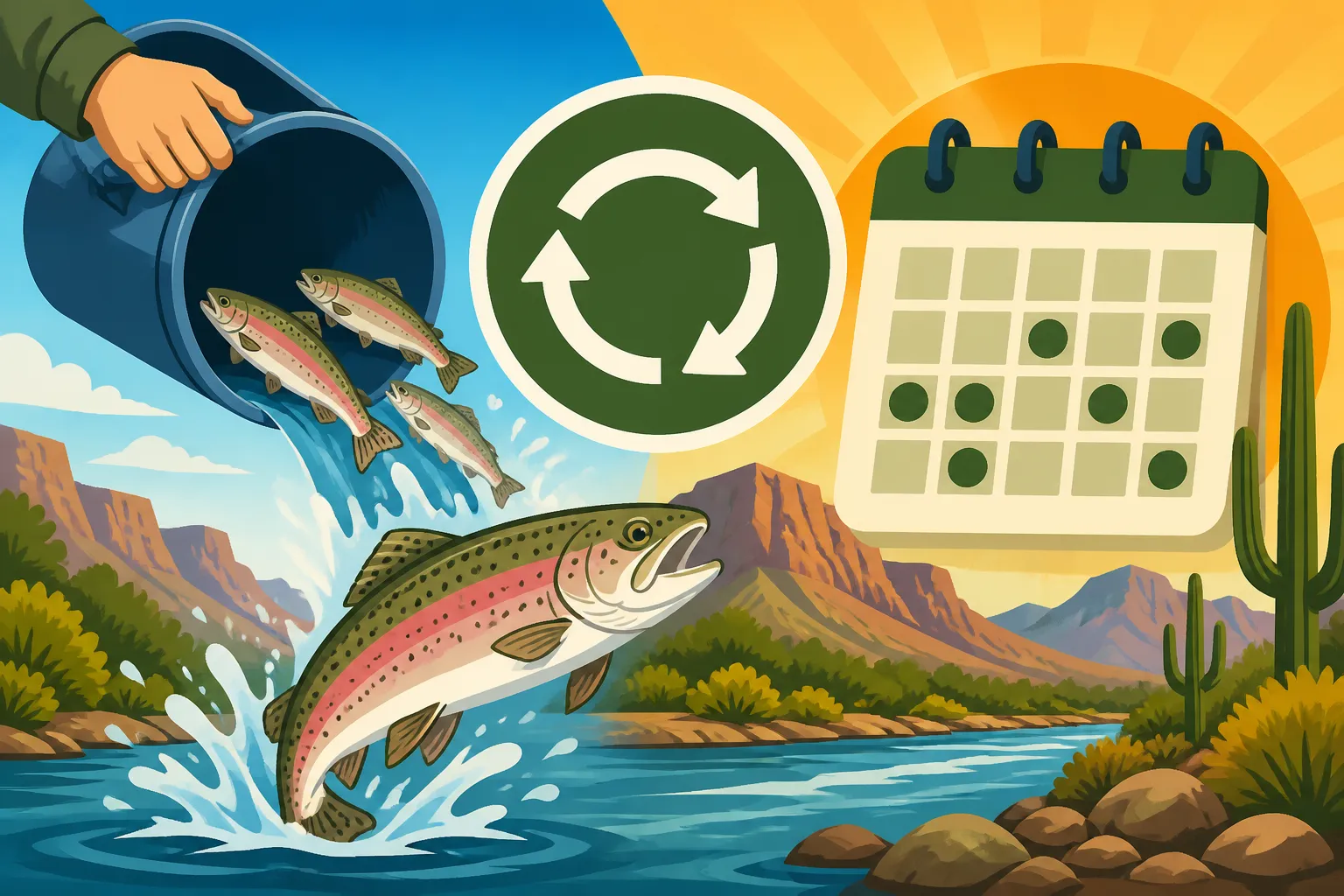 Trout Stocking Frequency on the Lower Salt River
