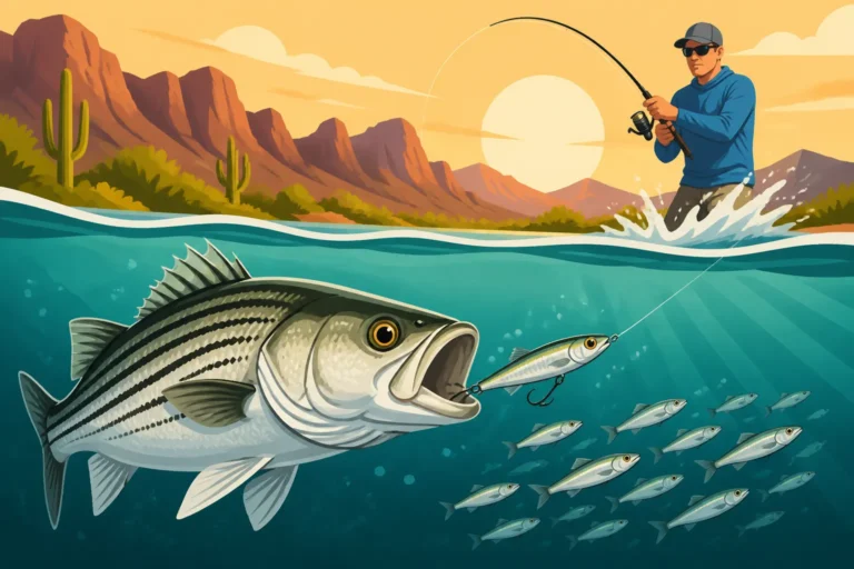 How to Fish Shad Imitations for Striped Bass
