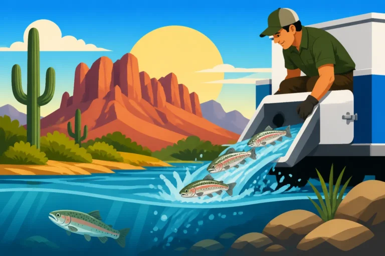 Community Fishing Program Stocking Season in Arizona