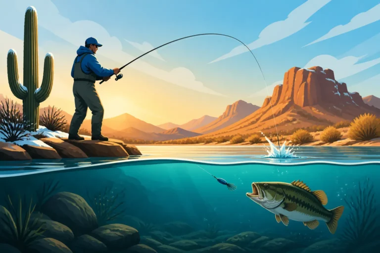 Winter Fishing Strategy for Desert Lakes
