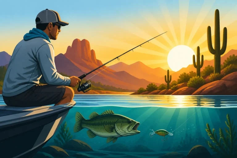 Early Morning Fishing Strategy in Arizona Heat