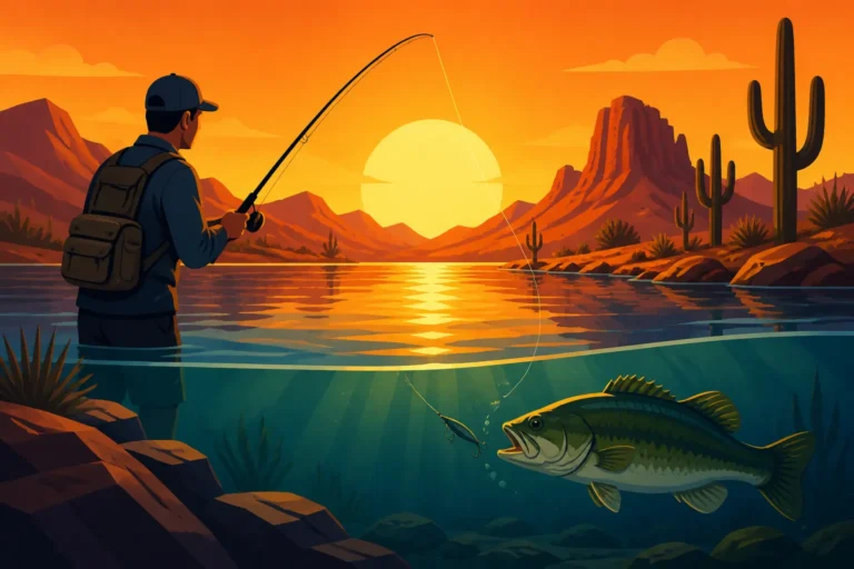 Evening Fishing Strategy in Arizona Heat