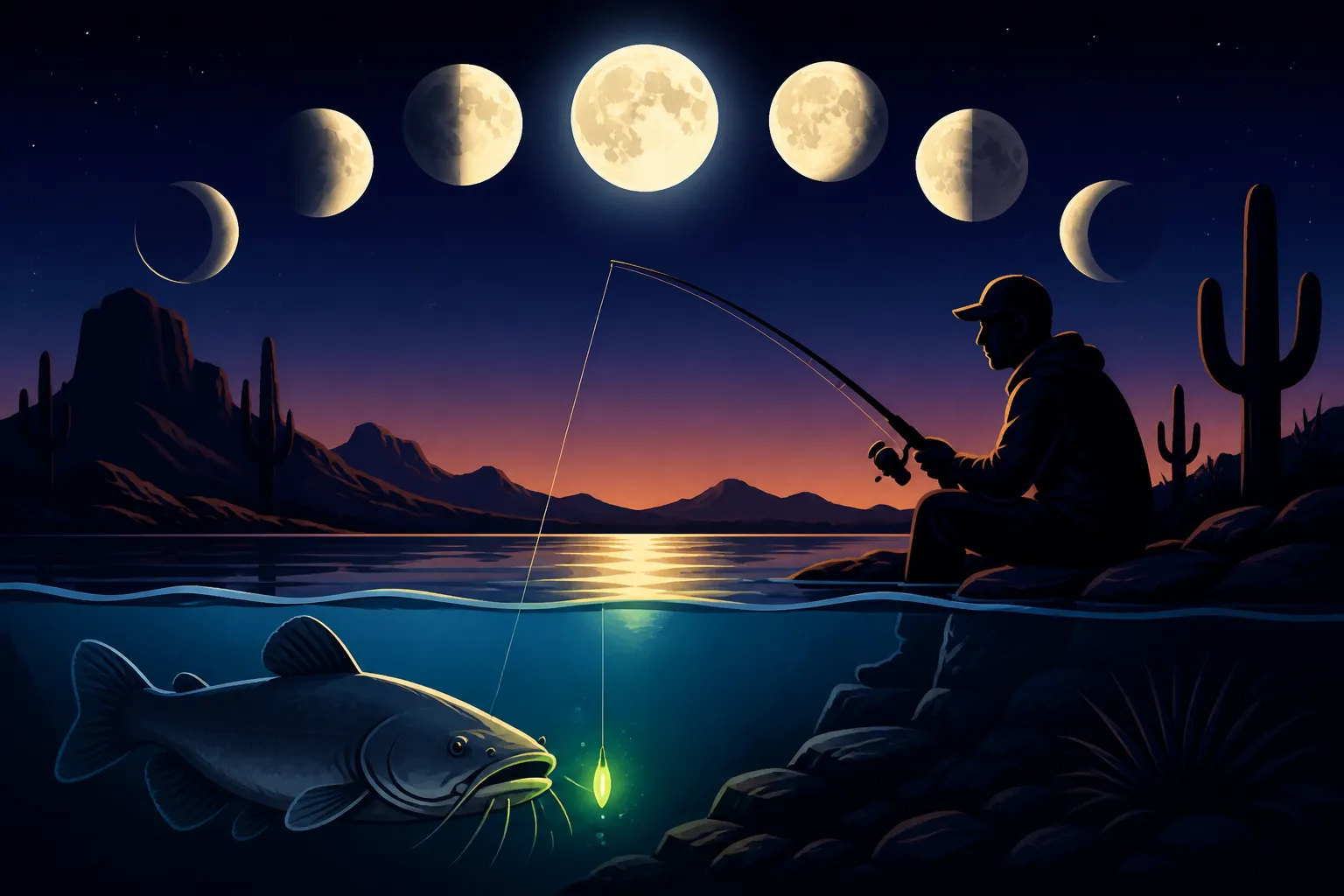 How Moon Phase Affects Night Catfishing
