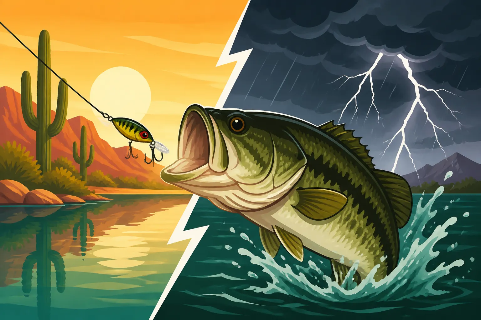 Do Bass Bite Better Before a Storm?