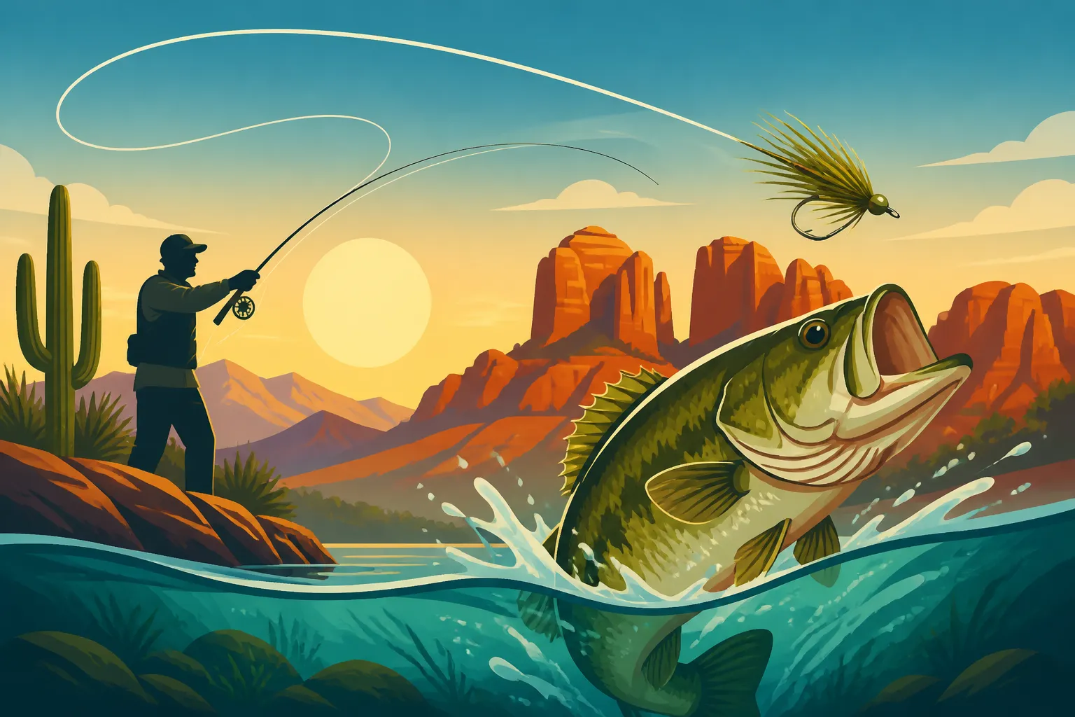 Is Fly Fishing Effective for Bass in Arizona?