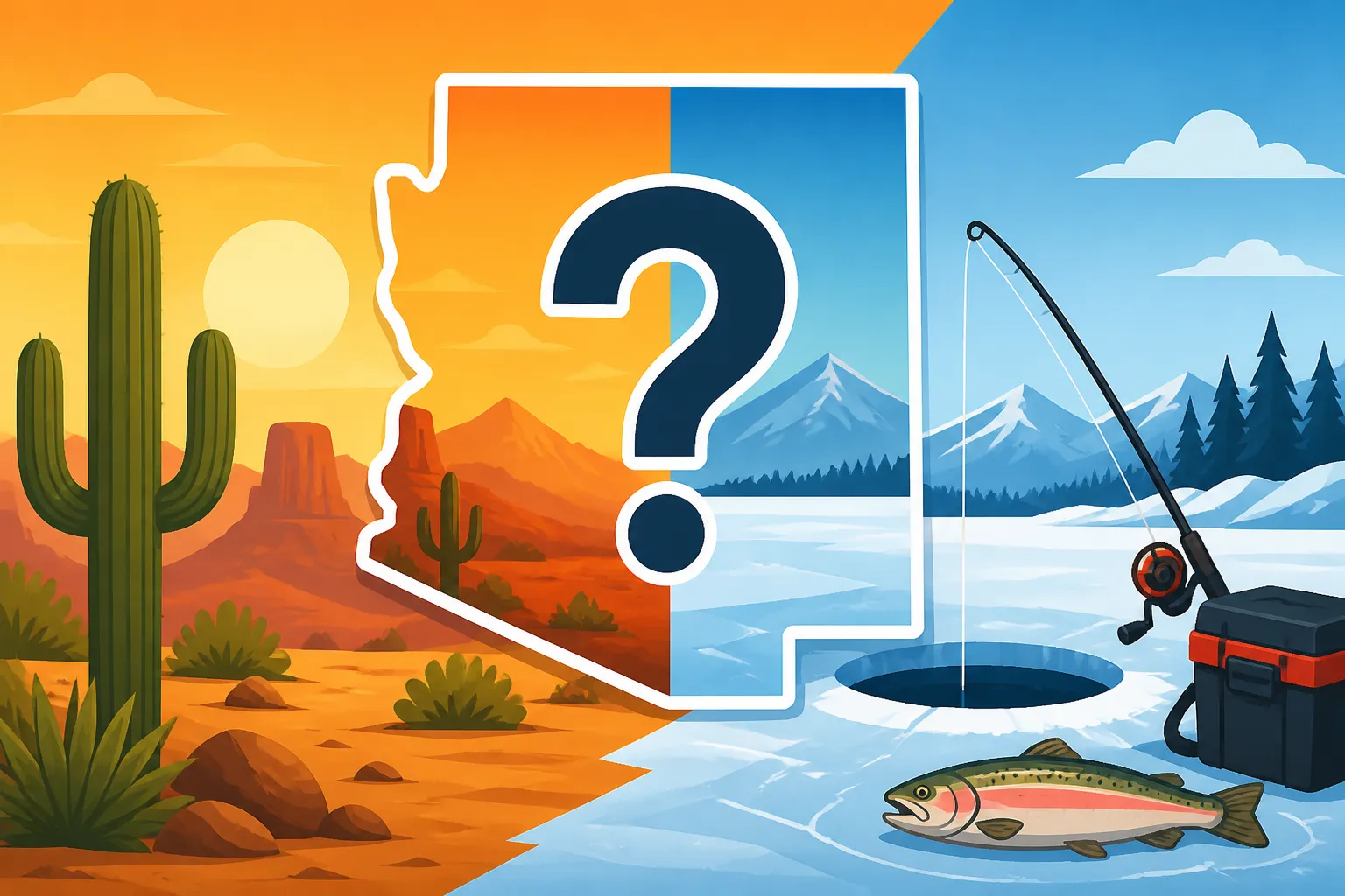Is Ice Fishing Possible Anywhere in Arizona?