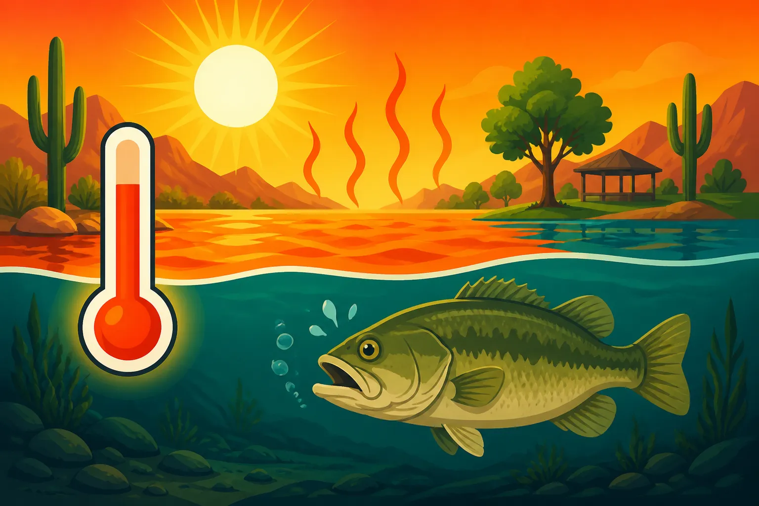 Do Community Lakes Get Too Hot for Fish in Summer?