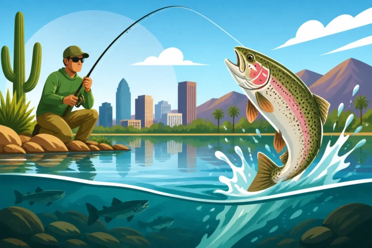 How to Catch Trout at a Stocked Urban Lake