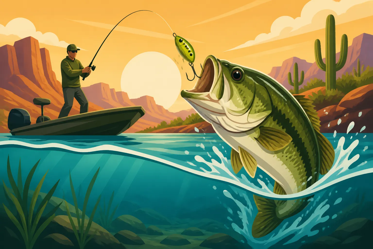 Largemouth Bass Fishing Guide for Arizona