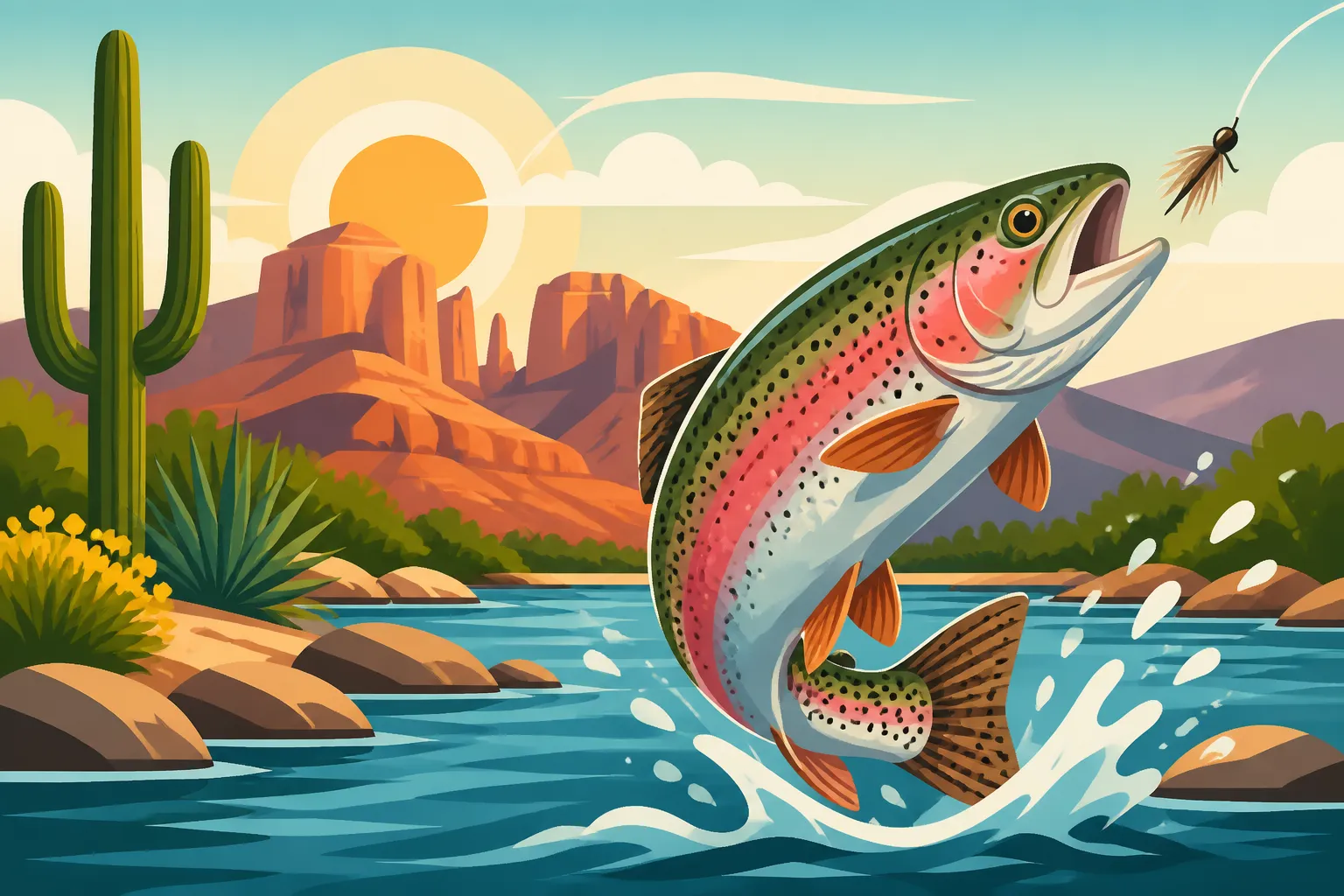 Rainbow Trout Fishing Guide for Arizona